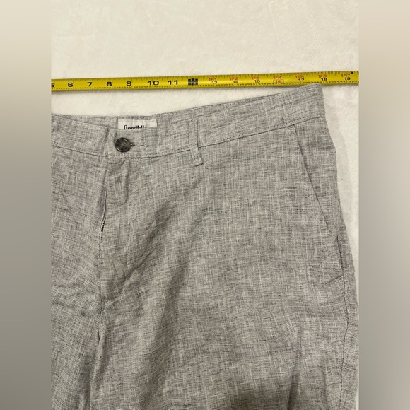 Goodfellow & Co Men’s 36 Every Wear Linen Blend Shorts 7" Inseam Gray - Picture 6 of 8